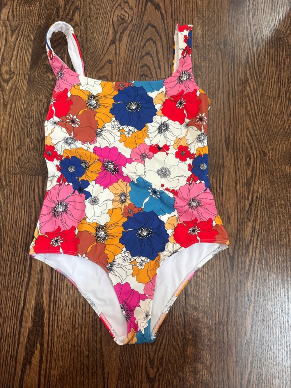 Stylest Dreamsculpt Square Neck Floral One-Piece Swimsuit